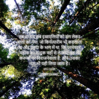 Picture 05 - 1 इतिहास 13:6 HINIRV - तब दाऊद सब - Bible Verse Picture