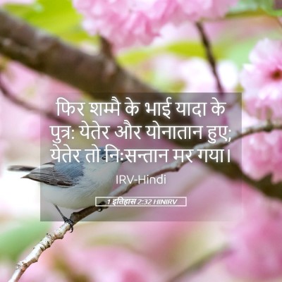 Picture 05 - 1 इतिहास 2:32 HINIRV - फिर शम्मै के भाई - Bible Verse Picture