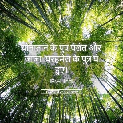 Picture 05 - 1 इतिहास 2:33 HINIRV - योनातान के पुत्र - Bible Verse Picture