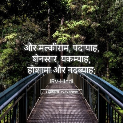Picture 05 - 1 इतिहास 3:18 HINIRV - और मल्कीराम, - Bible Verse Picture