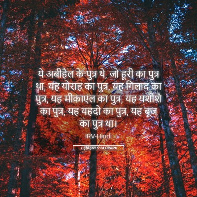 Picture 05 - 1 इतिहास 5:14 HINIRV - ये अबीहैल के पुत्र - Bible Verse Picture