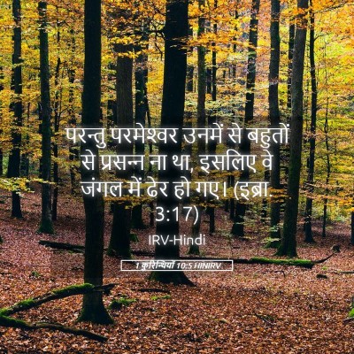 Picture 05 - 1 कुरिन्थियों 10:5 HINIRV - परन्तु परमेश्‍वर - Bible Verse Picture