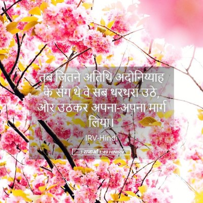 Picture 05 - 1 राजाओं 1:49 HINIRV - तब जितने अतिथि - Bible Verse Picture