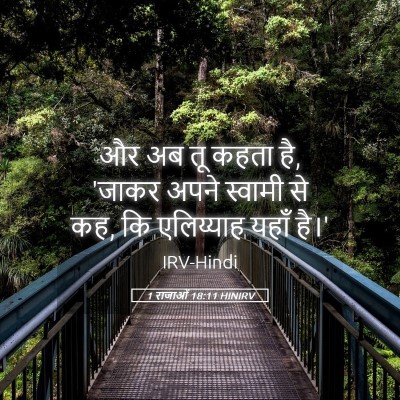 Picture 05 - 1 राजाओं 18:11 HINIRV - और अब तू कहता है, - Bible Verse Picture
