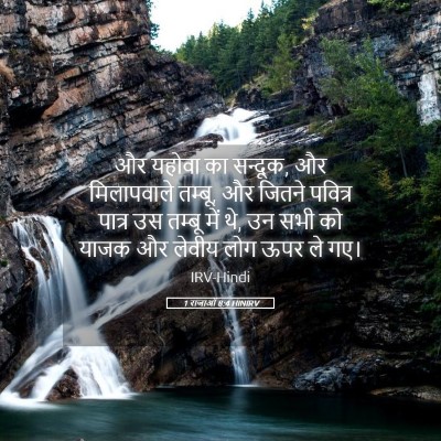 Picture 05 - 1 राजाओं 8:4 HINIRV - और यहोवा का सन्दूक, - Bible Verse Picture