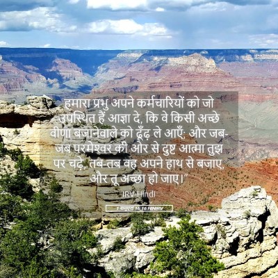 Picture 05 - 1 शमूएल 16:16 HINIRV - हमारा प्रभु अपने - Bible Verse Picture