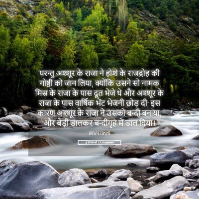 Picture 05 - 2 राजाओं 17:4 HINIRV - परन्तु अश्शूर के - Bible Verse Picture