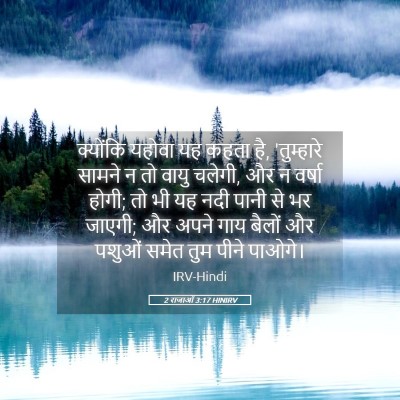 Picture 05 - 2 राजाओं 3:17 HINIRV - क्योंकि यहोवा यह - Bible Verse Picture