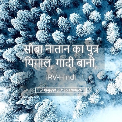 Picture 05 - 2 शमूएल 23:36 HINIRV - सोबा नातान का - Bible Verse Picture