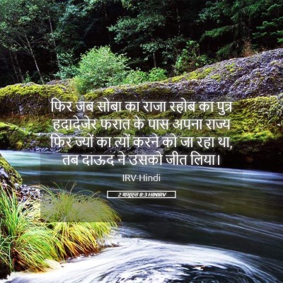 Picture 05 - 2 शमूएल 8:3 HINIRV - फिर जब सोबा का राजा - Bible Verse Picture