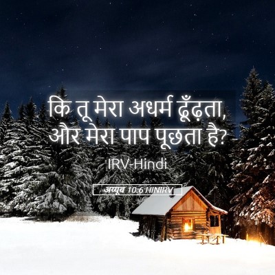 Picture 05 - अय्यूब 10:6 HINIRV - कि तू मेरा अधर्म - Bible Verse Picture