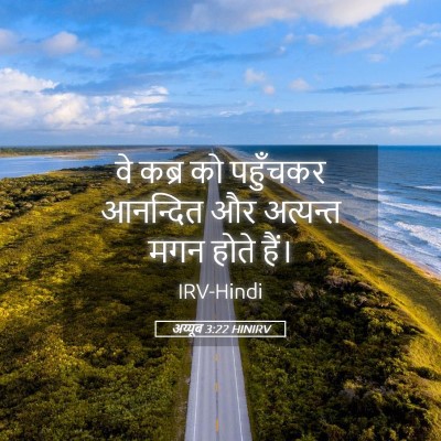 Picture 05 - अय्यूब 3:22 HINIRV - वे कब्र को पहुँचकर - Bible Verse Picture