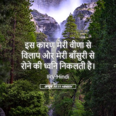 Picture 05 - अय्यूब 30:31 HINIRV - इस कारण मेरी वीणा - Bible Verse Picture