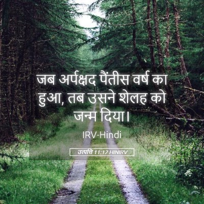 Picture 05 - उत्पत्ति 11:12 HINIRV - जब अर्पक्षद - Bible Verse Picture