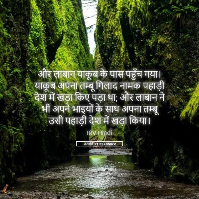 Picture 05 - उत्पत्ति 31:25 HINIRV - और लाबान याकूब के - Bible Verse Picture