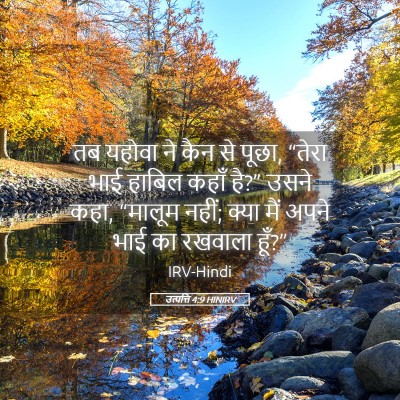 Picture 05 - उत्पत्ति 4:9 HINIRV - तब यहोवा ने कैन से - Bible Verse Picture