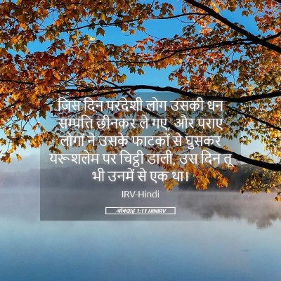 Picture 05 - ओबद्याह 1:11 HINIRV - जिस दिन परदेशी लोग - Bible Verse Picture