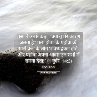 Picture 05 - गिनती 11:29 HINIRV - मूसा ने उनसे कहा, - Bible Verse Picture