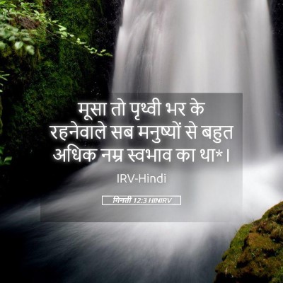 Picture 05 - गिनती 12:3 HINIRV - मूसा तो पृथ्वी भर - Bible Verse Picture