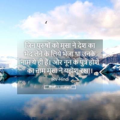 Picture 05 - गिनती 13:16 HINIRV - जिन पुरुषों को - Bible Verse Picture