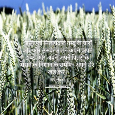 Picture 05 - गिनती 2:2 HINIRV - “इस्राएली - Bible Verse Picture
