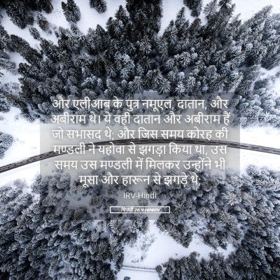 Picture 05 - गिनती 26:9 HINIRV - और एलीआब के पुत्र - Bible Verse Picture