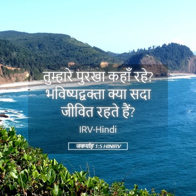 Picture 05 - जकर्याह 1:5 HINIRV - तुम्हारे पुरखा - Bible Verse Picture