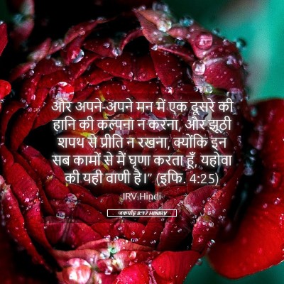 Picture 05 - जकर्याह 8:17 HINIRV - और अपने-अपने मन में - Bible Verse Picture
