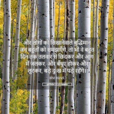 Picture 05 - दानिय्येल 11:33 HINIRV - और लोगों को - Bible Verse Picture