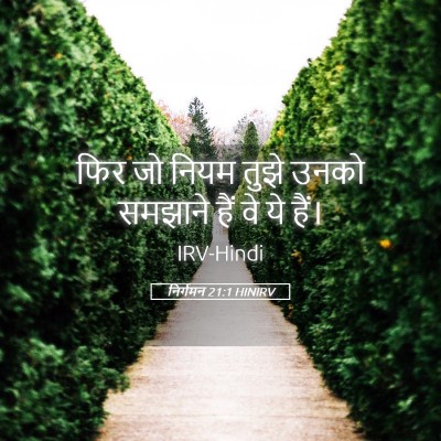 Picture 05 - निर्गमन 21:1 HINIRV - फिर जो नियम तुझे - Bible Verse Picture
