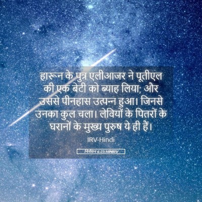 Picture 05 - निर्गमन 6:25 HINIRV - हारून के पुत्र - Bible Verse Picture
