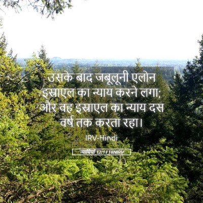 Picture 05 - न्यायियों 12:11 HINIRV - उसके बाद जबूलूनी - Bible Verse Picture