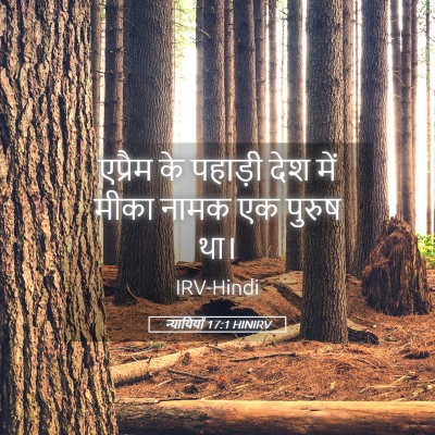 Picture 05 - न्यायियों 17:1 HINIRV - एप्रैम के पहाड़ी - Bible Verse Picture