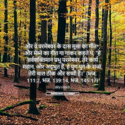Picture 05 - प्रकाशितवाक्य 15:3 HINIRV - और वे परमेश्‍वर के - Bible Verse Picture
