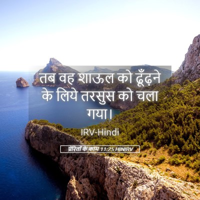 Picture 05 - प्रेरितों के काम 11:25 HINIRV - तब वह शाऊल को - Bible Verse Picture