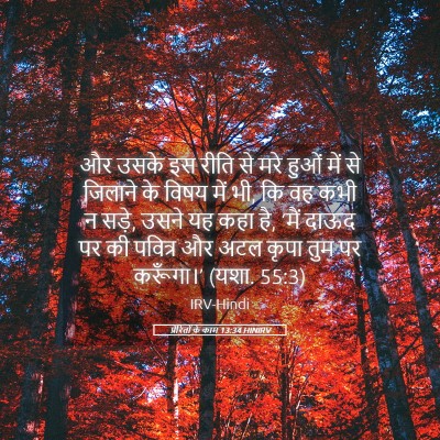 Picture 05 - प्रेरितों के काम 13:34 HINIRV - और उसके इस रीति से - Bible Verse Picture