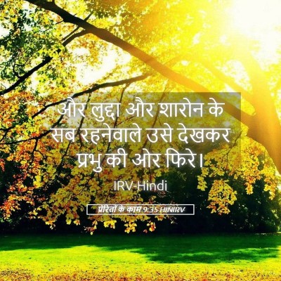 Picture 05 - प्रेरितों के काम 9:35 HINIRV - और लुद्दा और शारोन - Bible Verse Picture