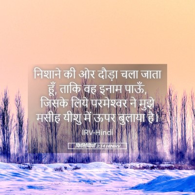 Picture 05 - फिलिप्पियों 3:14 HINIRV - निशाने की ओर दौड़ा - Bible Verse Picture