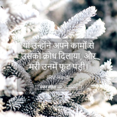 Picture 05 - भजन संहिता 106:29 HINIRV - यों उन्होंने अपने - Bible Verse Picture