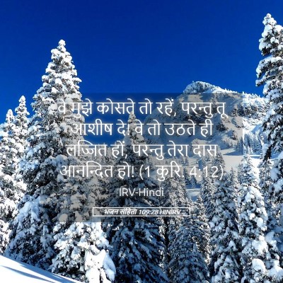 Picture 05 - भजन संहिता 109:28 HINIRV - वे मुझे कोसते तो - Bible Verse Picture