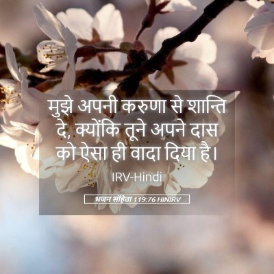 Picture 05 - भजन संहिता 119:76 HINIRV - मुझे अपनी करुणा से - Bible Verse Picture