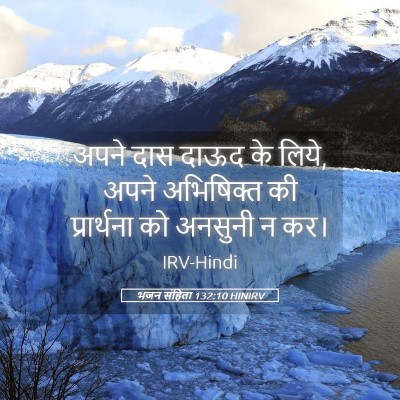 Picture 05 - भजन संहिता 132:10 HINIRV - अपने दास दाऊद के - Bible Verse Picture