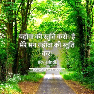 Picture 05 - भजन संहिता 146:1 HINIRV - यहोवा की स्तुति - Bible Verse Picture