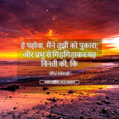 Picture 05 - भजन संहिता 30:8 HINIRV - हे यहोवा, मैंने - Bible Verse Picture
