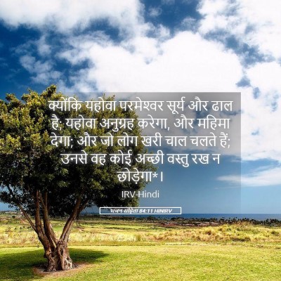 Picture 05 - भजन संहिता 84:11 HINIRV - क्योंकि यहोवा - Bible Verse Picture