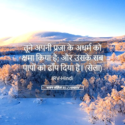 Picture 05 - भजन संहिता 85:2 HINIRV - तूने अपनी प्रजा के - Bible Verse Picture