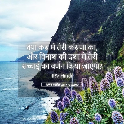 Picture 05 - भजन संहिता 88:11 HINIRV - क्या कब्र में तेरी - Bible Verse Picture