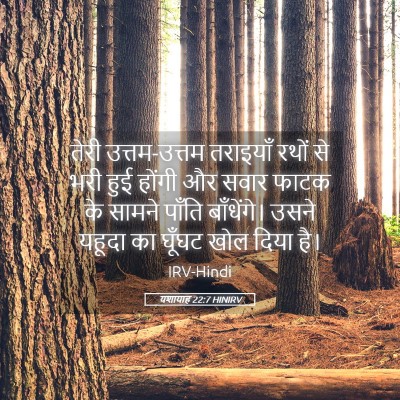 Picture 05 - यशायाह 22:7 HINIRV - तेरी उत्तम-उत्तम - Bible Verse Picture