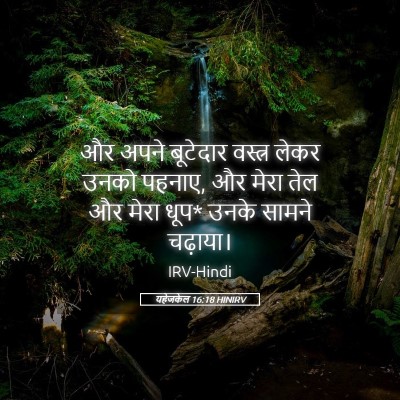 Picture 05 - यहेजकेल 16:18 HINIRV - और अपने बूटेदार - Bible Verse Picture