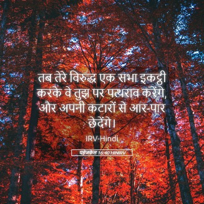 Picture 05 - यहेजकेल 16:40 HINIRV - तब तेरे विरुद्ध एक - Bible Verse Picture